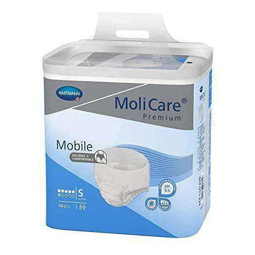 MoliCare Premium Mobile Adult Unisex Underwear - Moderate Absorbency Case of 56