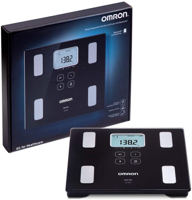 Omron Body Composition Monitor and Scale with Bluetooth Connectivity – 6 Body Metrics