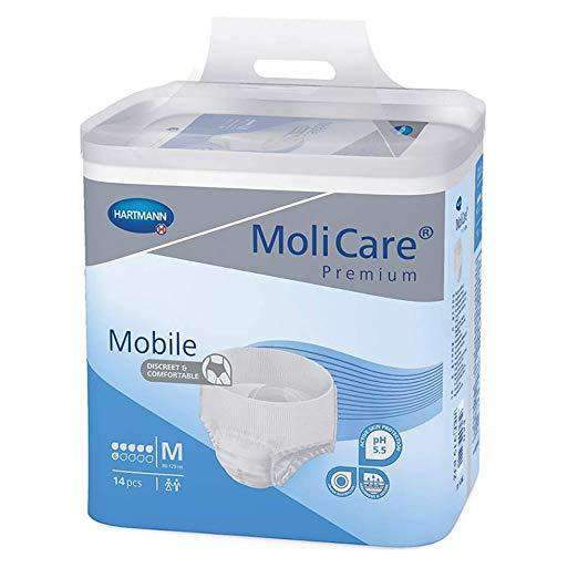 MoliCare Premium Mobile Adult Unisex Underwear - Moderate Absorbency Case of 56