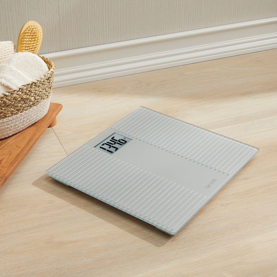 Digital Glass Bath Scale with Silicone Platform