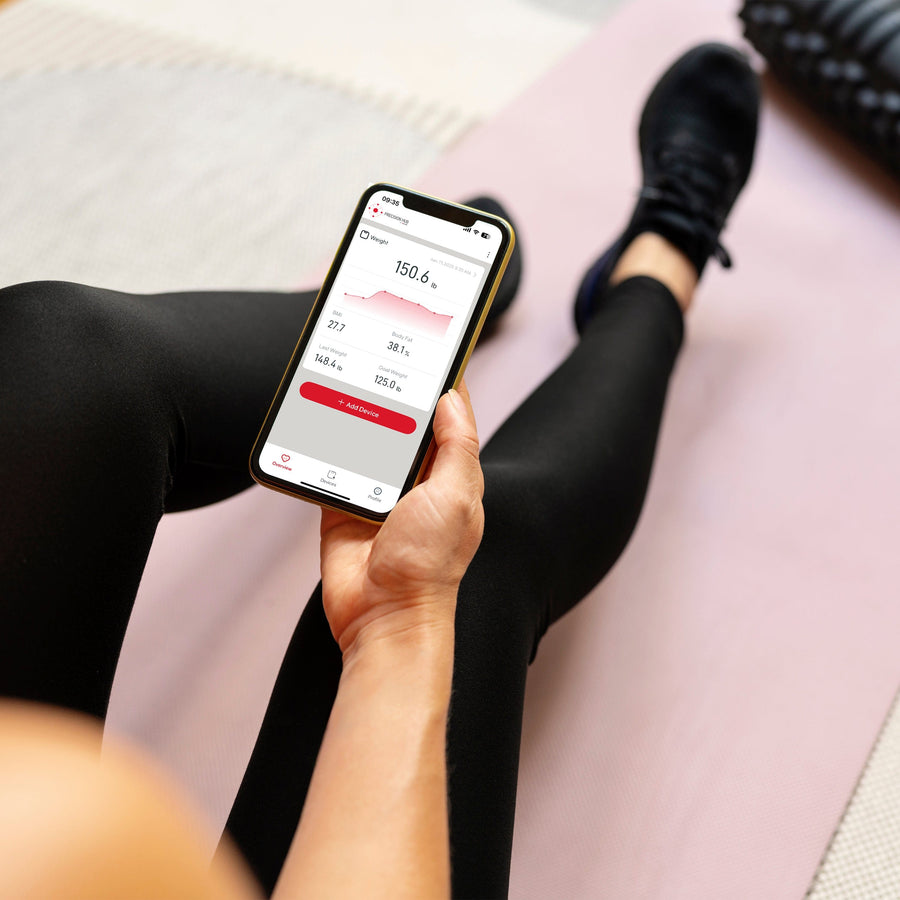 Taylor Smart Body Composition Scale with Precision Hub App, Charcoal