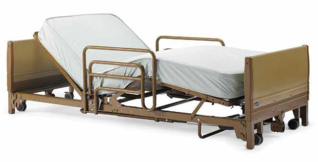 Invacare Full-Electric Low Hospital Bed, 36"W x 80"L