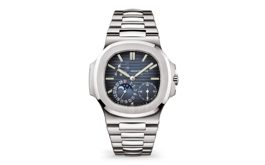 Nautilus Date, Moon Phases Watch, Stainless Steel, 40mm, Ref# 5712/1A-001
