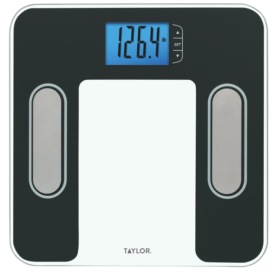 Body Composition Scale, Black with Stainless Steel Accents