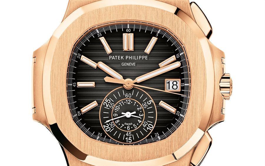 Nautilus Flyback Chronograph, Date Watch, 18k Rose Gold, 40,5 mm, Ref# 5980/1R-001