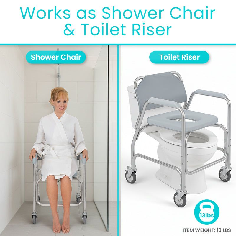 Shower Chair Toilet Riser