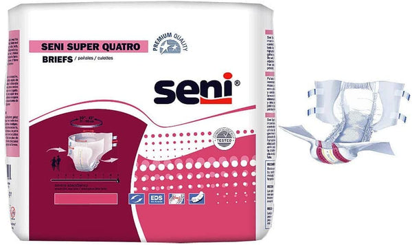 Seni Super Quatro Premium Quality Unisex Briefs - Severe Absorbency