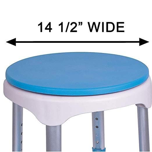 Carex EZ Swivel Shower Stool - Rotates 360 Degrees
