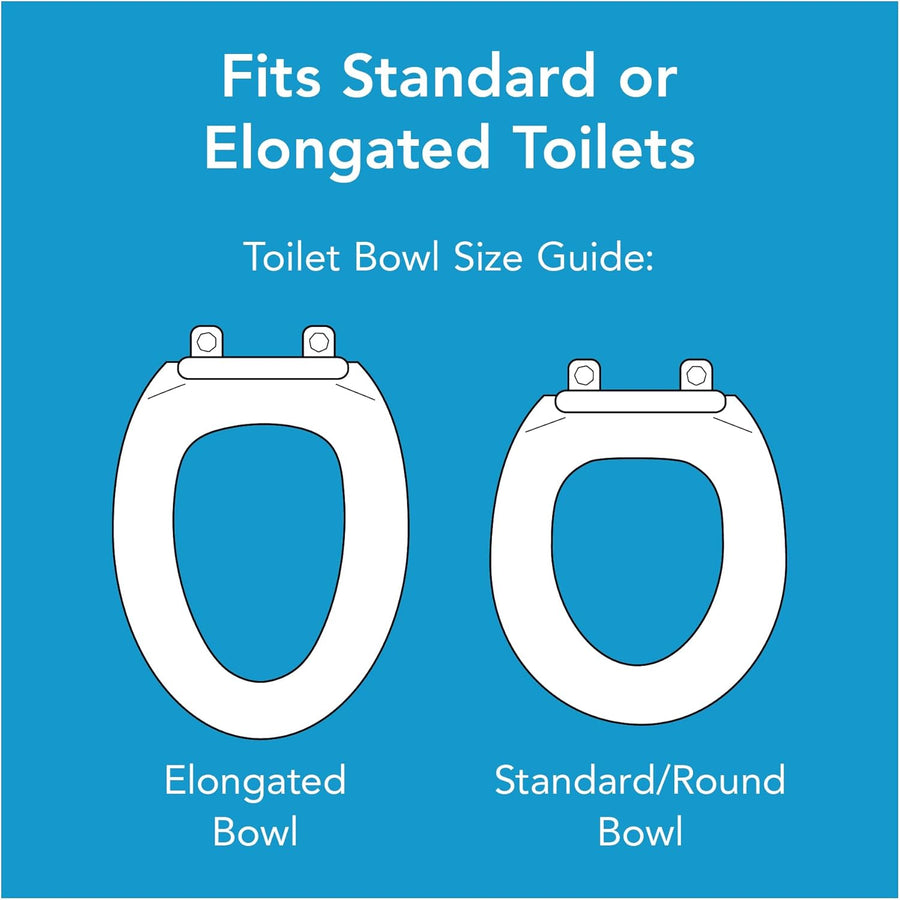 Carex Safe-Lock 2-inch Raised Toilet Seat