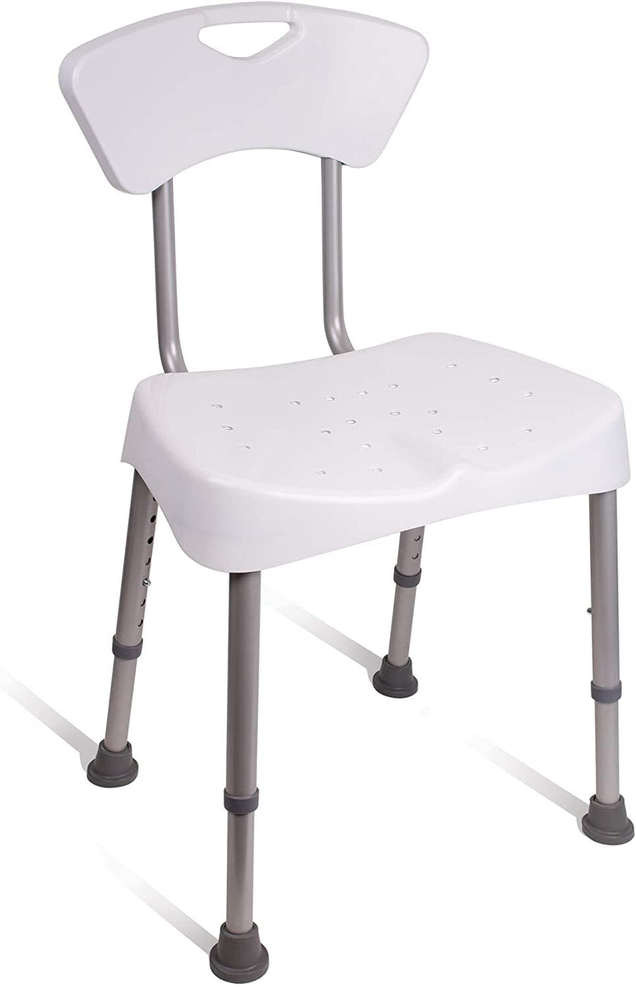Carex Shower Chair and Bath Seat With Back For Elderly, Handicap, and Disabled