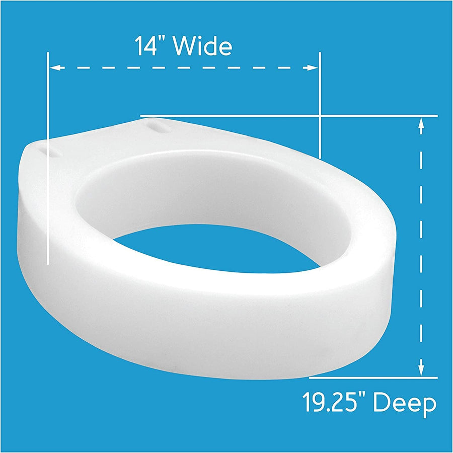 Carex Toilet Seat Elevator - For Standard Sized Seats