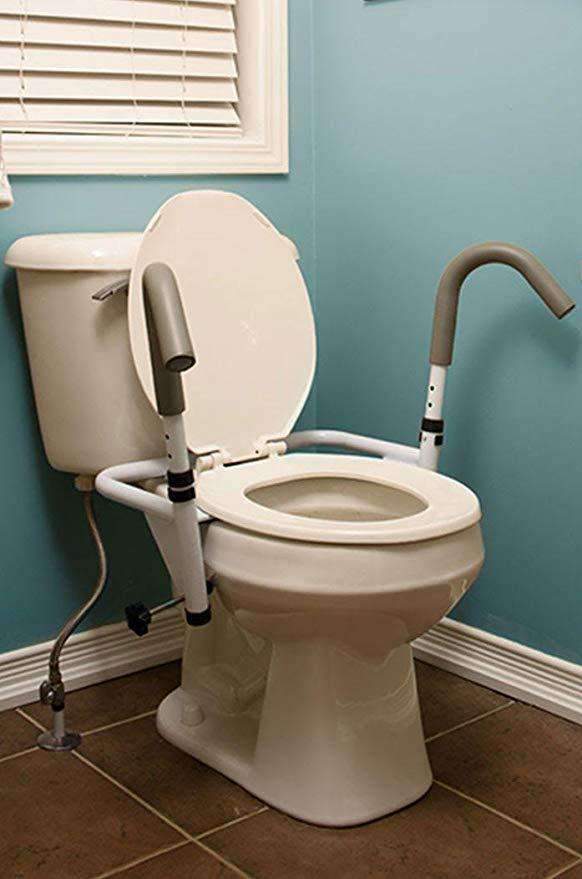 MOBB Healthcare Ultimate 5" Raised Toilet Seat and Safety Frame Combo Package