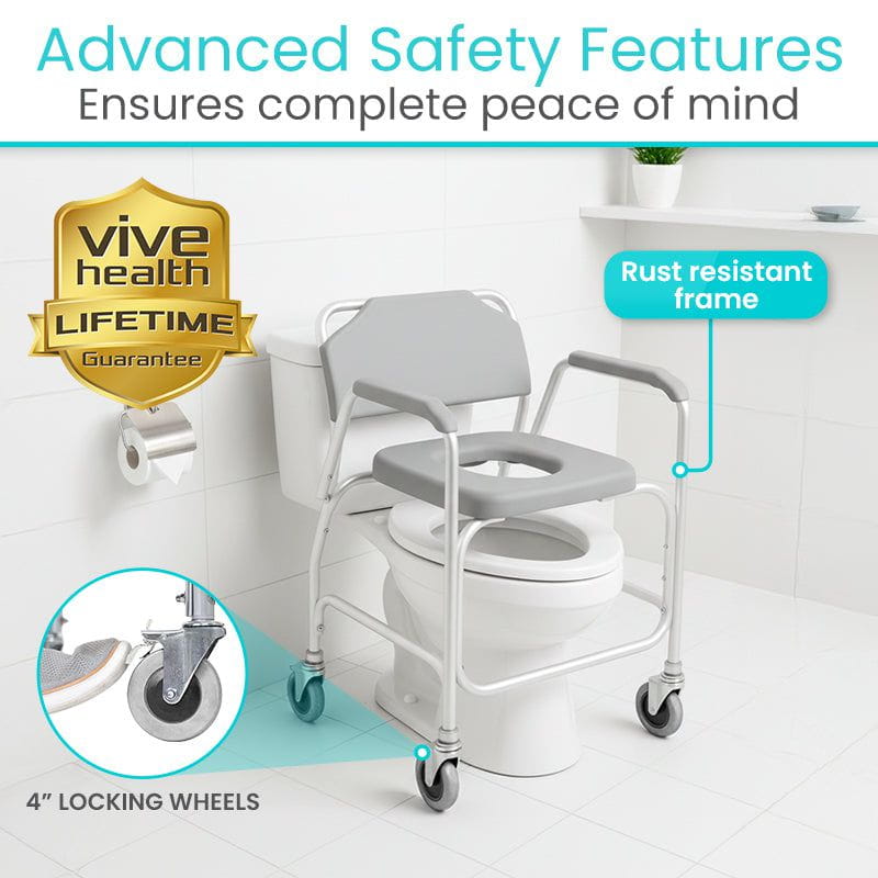 Shower Chair Toilet Riser