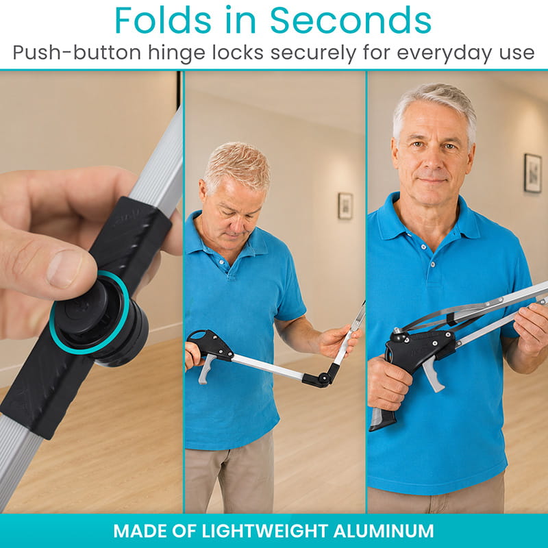 Folding Suction Cup Reacher