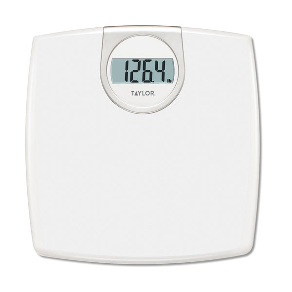 Digital Bathroom Scale White Textured Finish