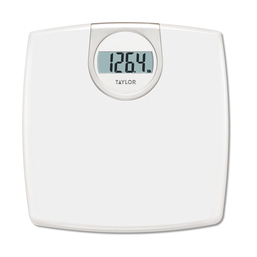 Digital Bathroom Scale White Textured Finish