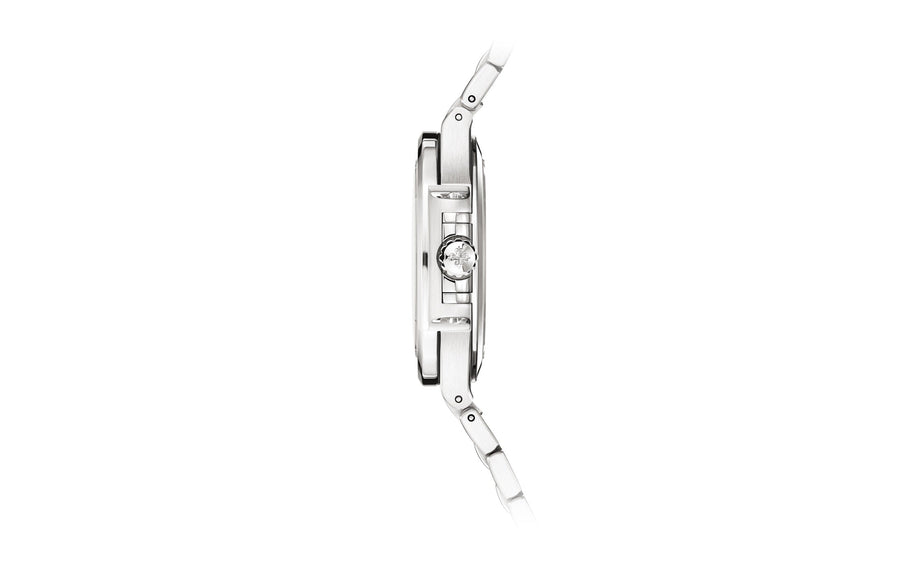 Nautilus Ladies Automatic Watch, Stainless Steel and Diamonds, 35,2mm, Ref# 7118/1200A-010