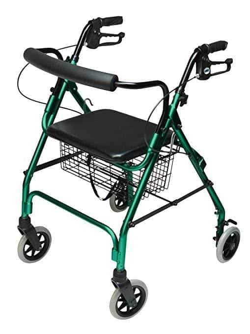 Lumex Walkabout Lite Four-Wheel Rollators - Lightweight 14.5 lbs