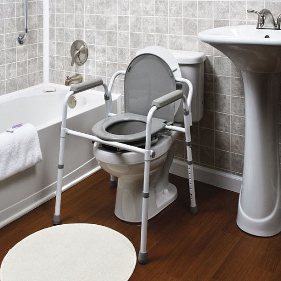 North Coast Medical NC24595 3-IN-1 Steel Folding Commode