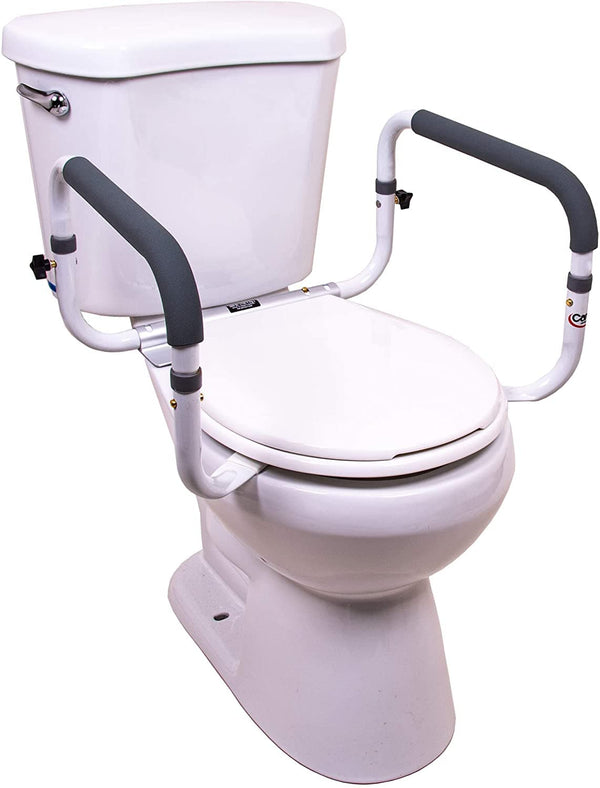 Carex Toilet Safety Frame with Adjustable Width - Easy Installation