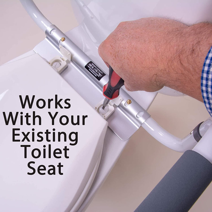 Carex Toilet Safety Frame with Adjustable Width - Easy Installation