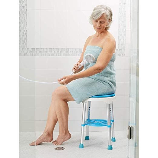 Carex EZ Swivel Shower Stool - Rotates 360 Degrees