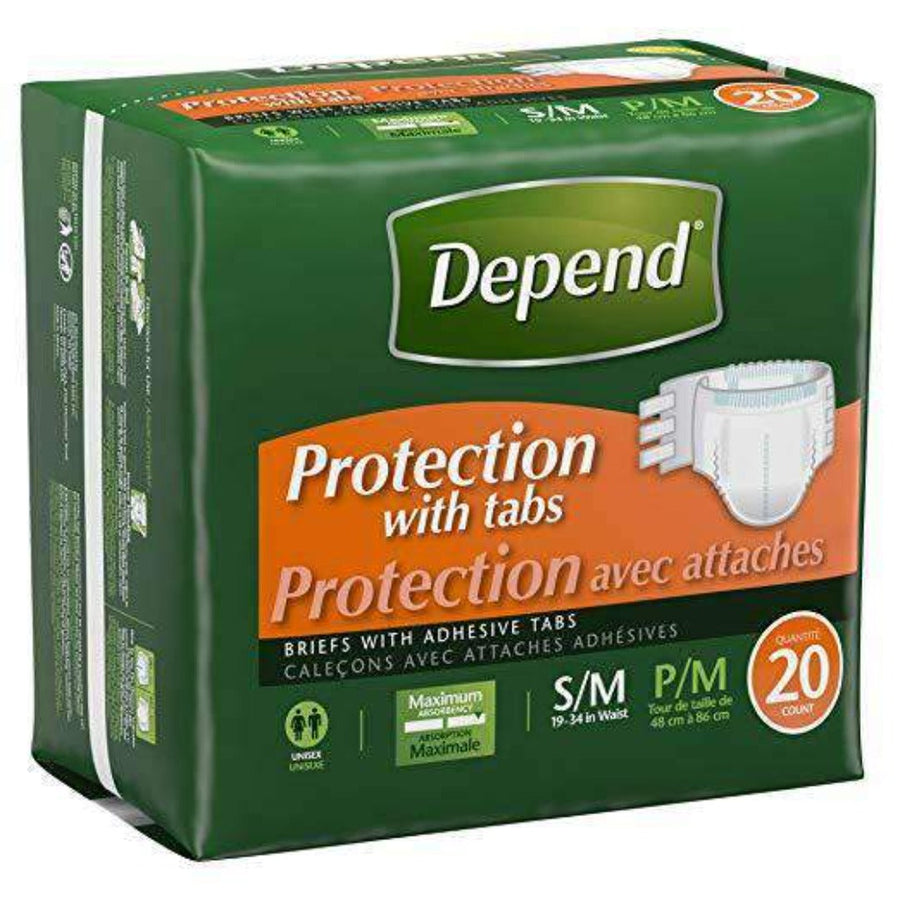 Depend Protection with Tabs Incontinence Underwear - Maximum Absorbency