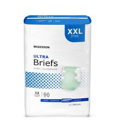 McKesson Ultra Tab Closure Heavy Absorbency Adult Unisex Briefs