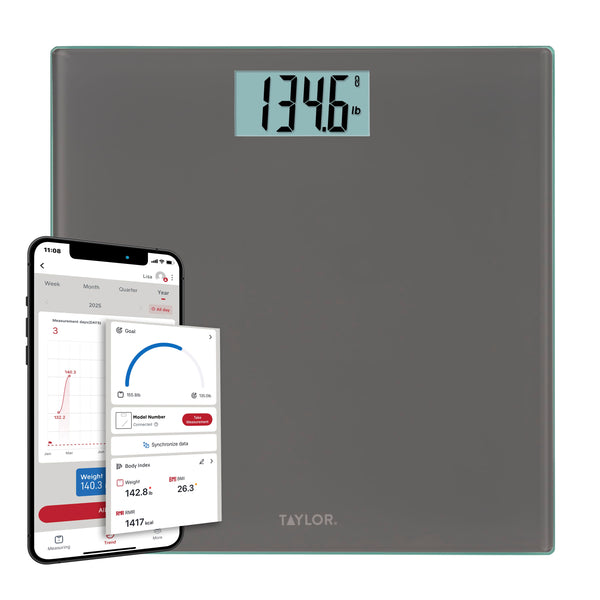 Smart Weight Tracking Scale with Precision Hub App
