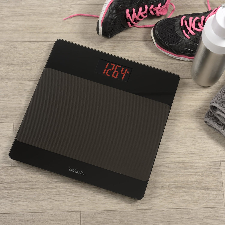 Digital Glass Non-Slip Platform Bathroom Scale