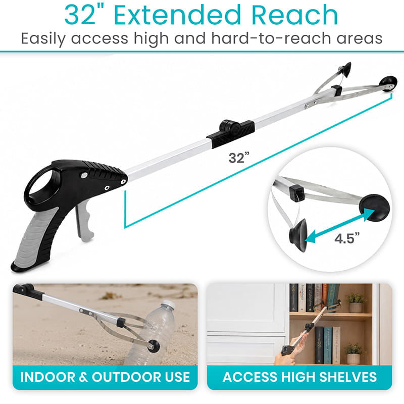 Folding Suction Cup Reacher