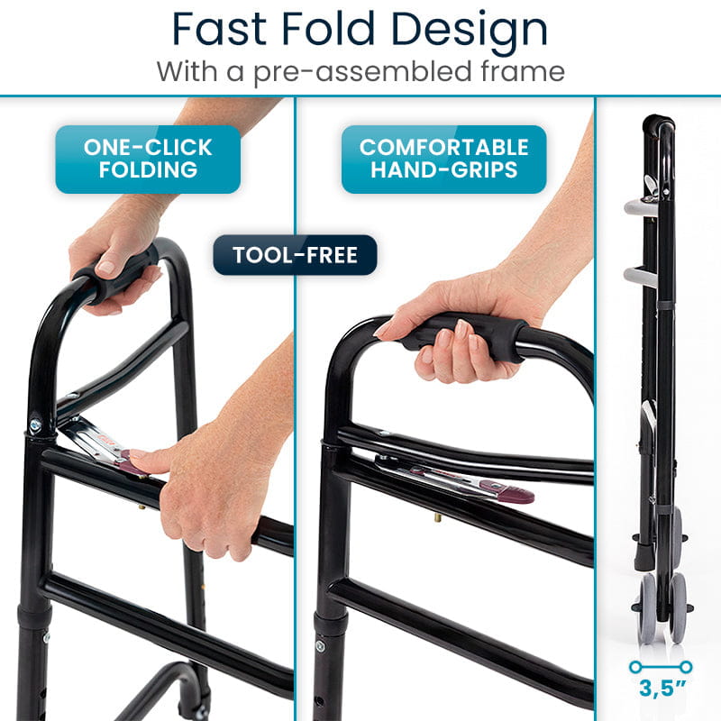 Bariatric Walker with Wheels