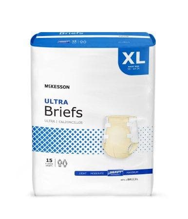 McKesson Ultra Tab Closure Heavy Absorbency Adult Unisex Briefs