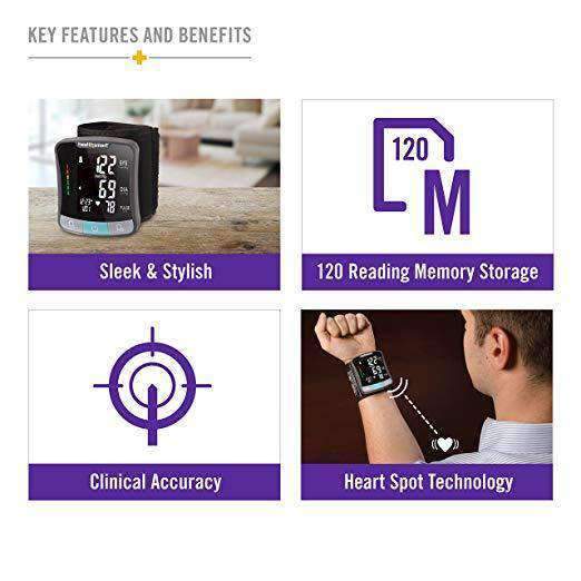 HealthSmart Premium Series Wrist Digital Blood Pressure Monitor