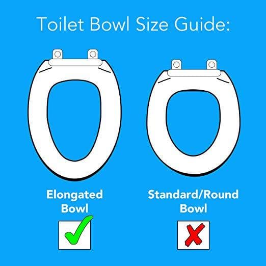 Carex Raised Toilet Seat With Handles - For Elongated Toilets - Adds 3.5 Inches