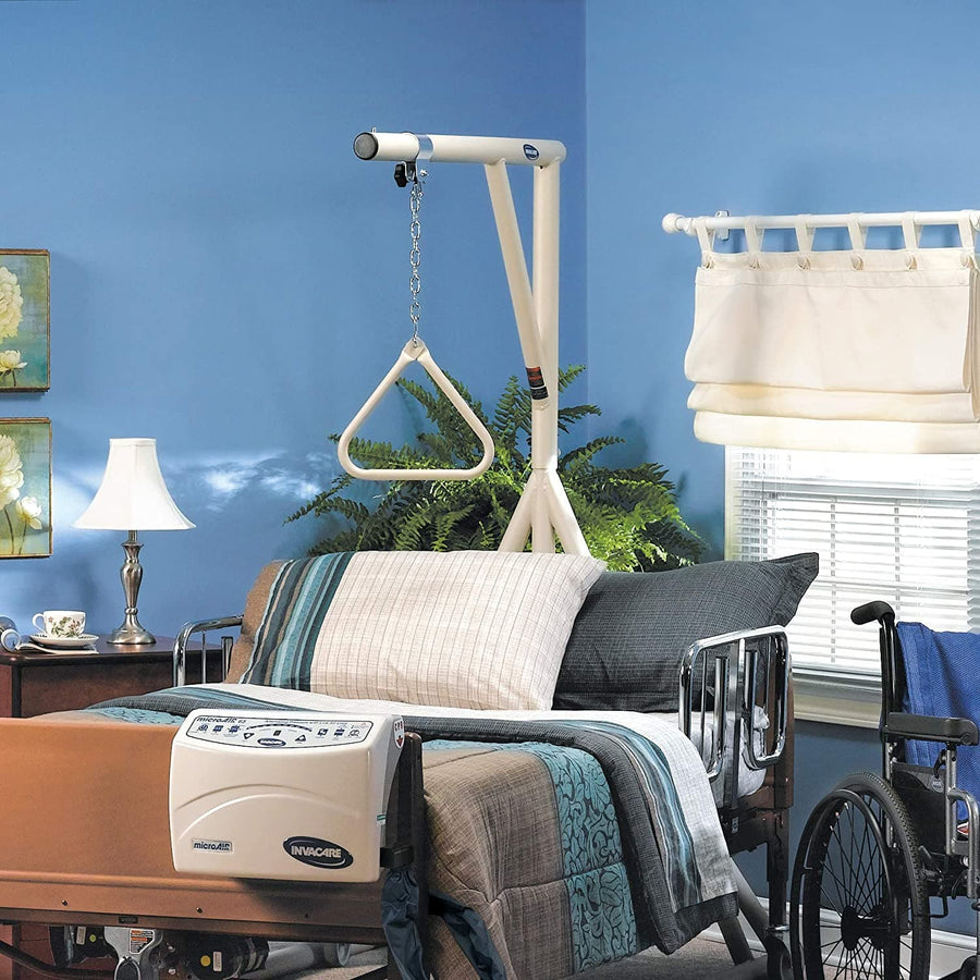 Invacare Bariatric Floor Stand Patient Aid with Trapeze