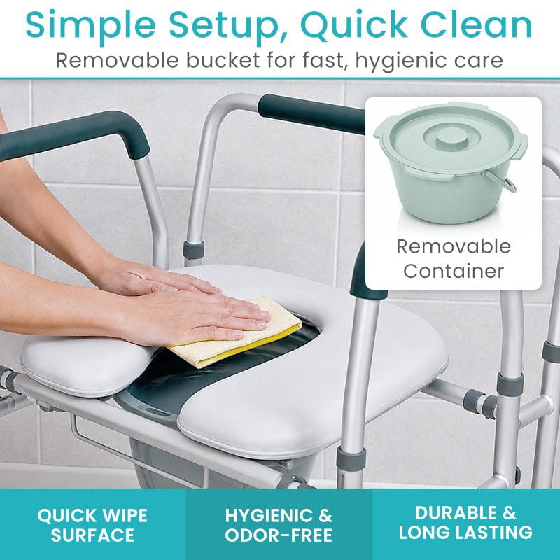 Padded 3-in-1 Commode