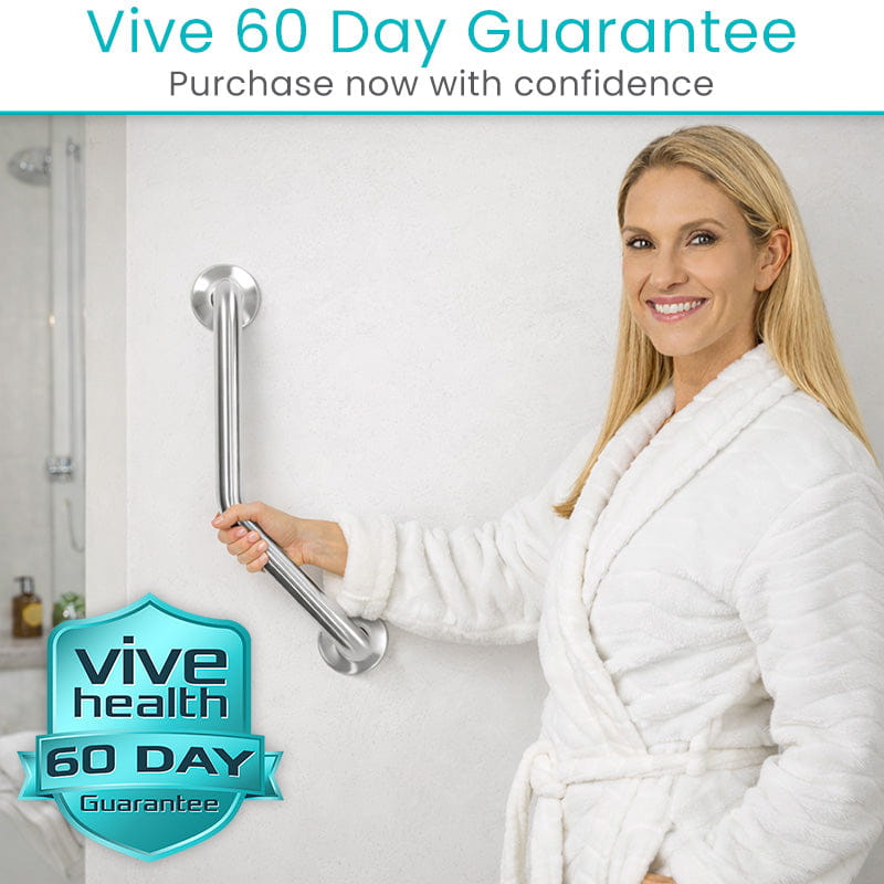 Angled Metal Grab Bar