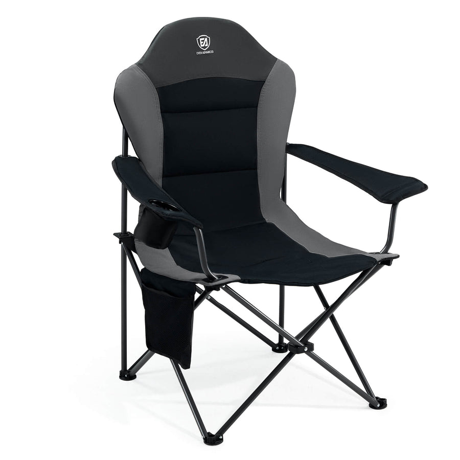 EVER ADVANCED High Back Folding Camping Chair
