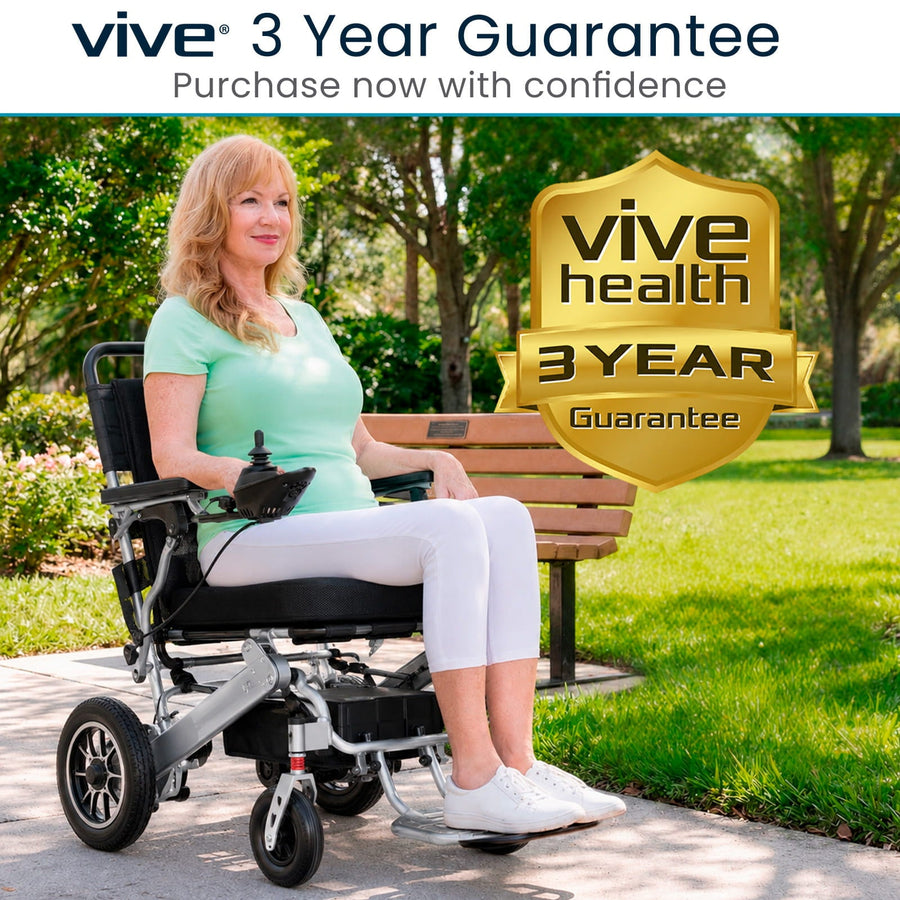 Power Wheelchair - Foldable Long Range Transport Aid