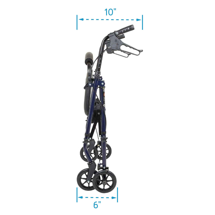 Carex Steel Rolling Walker