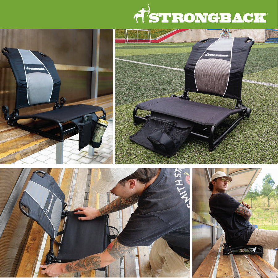 STRONGBACK Stadium Seat – New Colors with Backrest Covers