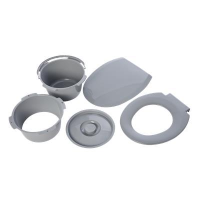 Steel Drop Arm Commode