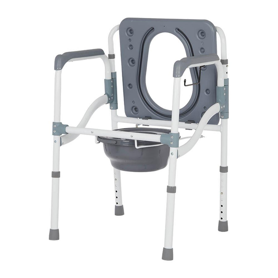 Lifestyle Mobility Aids Deluxe Folding Aluminum Deep Seat Commode