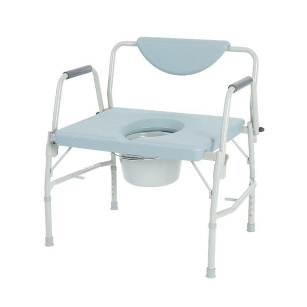 Lifestyle Mobility Aids DLX Bariatric Drop Arm Commode - 26" Between Arms