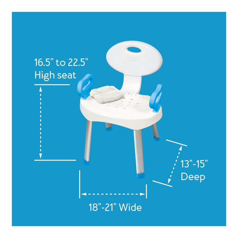 Carex E-Z Bath & Shower Seat with Handles