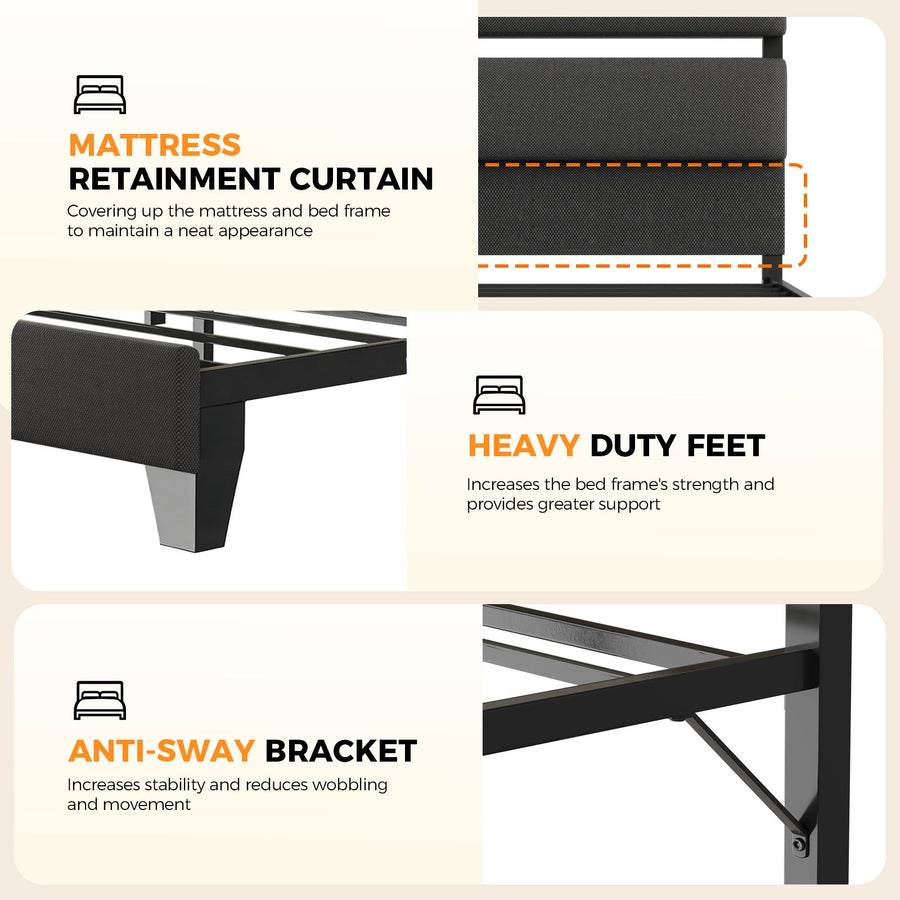 Bed Frame RGB BF009