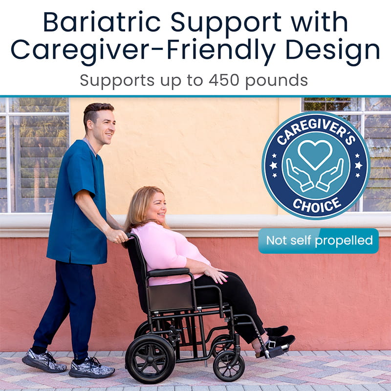Bariatric Transport Wheelchair