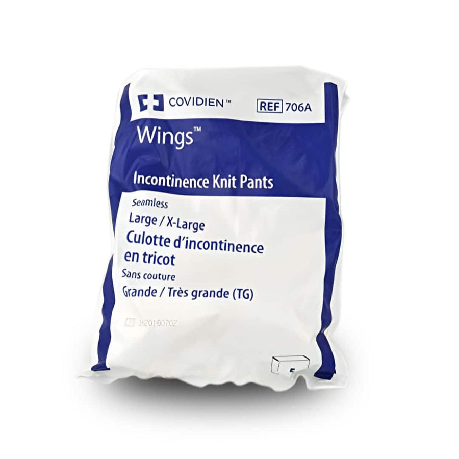 Covidien/Cardinal, Wings Incontinence Knit Pants, Seamless, Large/X-Large (Pack of 5)