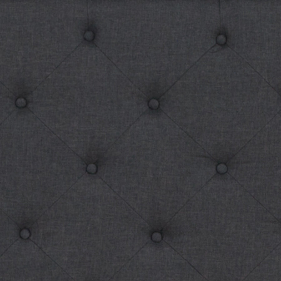 Brighton Arched Tufted Upholstered Platform Bed and Pocket Spring Mattress